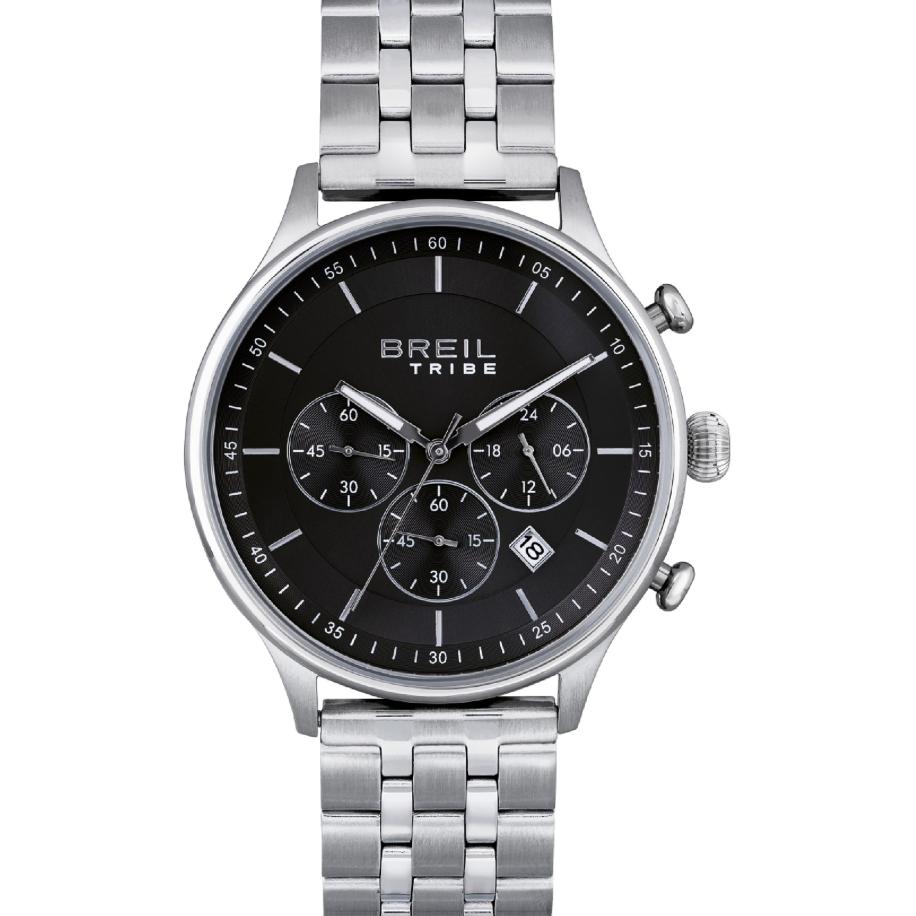 Breil Breil Analoog horloge Classy zwart / zilver -