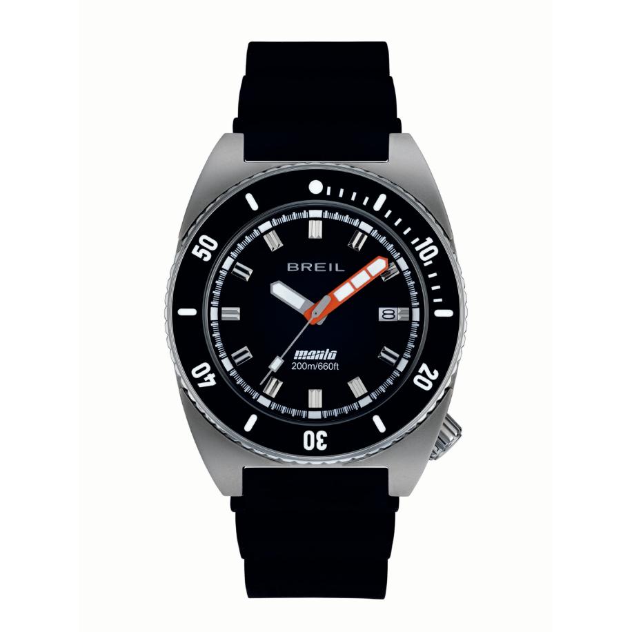 Breil Breil Analoog horloge Manta Seeker zwart / zilver -