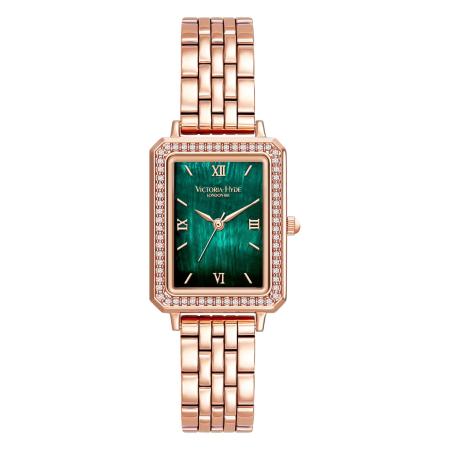 Victoria Hyde Victoria Hyde Analoog horloge Westminister rose-goud / groen