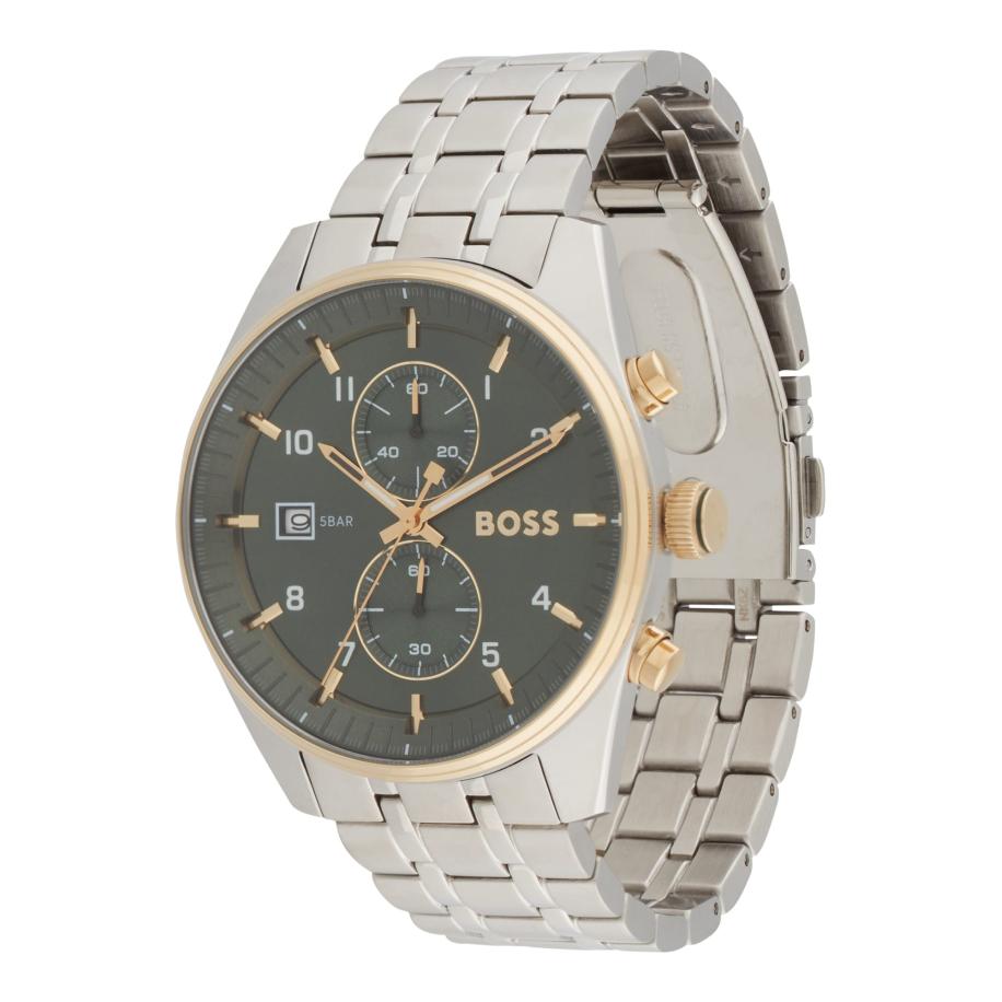 Hugo Boss BOSS Analoog horloge SKYTRAVELLER goud / zwart / zilver -