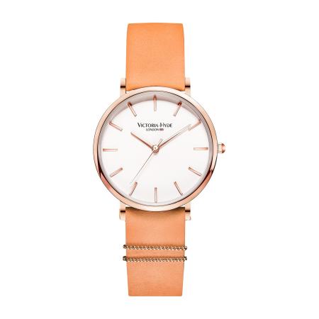 Victoria Hyde Victoria Hyde Analoog horloge rose-goud / abrikoos / zwart / wit