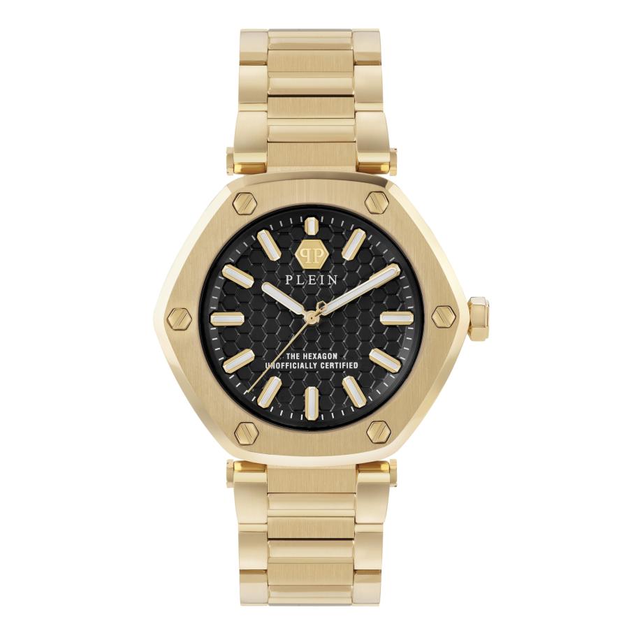 Philipp Plein Philipp Plein Watches Analoog horloge The Hexagon goud / zwart -