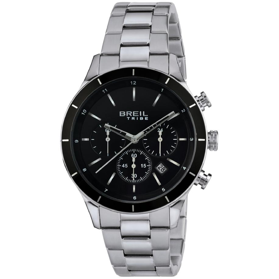 Breil Breil Analoog horloge Dude zwart / zilver -