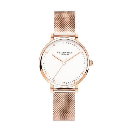 Victoria Hyde Victoria Hyde Analoog horloge rose-goud / wit