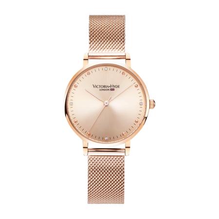 Victoria Hyde Victoria Hyde Analoog horloge rose-goud / zwart / transparant