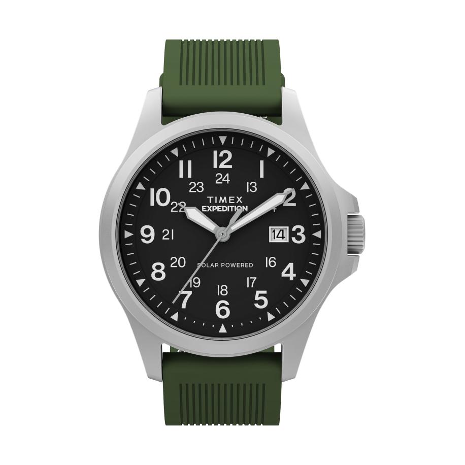 Timex TIMEX Analoog horloge Expedition® Field Post Solar groen -