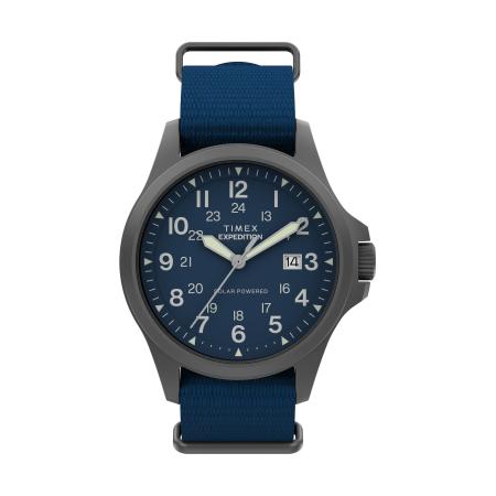 TIMEX Analoog horloge Expedition® Field Post Solar blauw