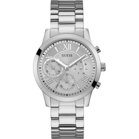 Guess GUESS Analoog horloge Solar zwart / zilver