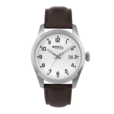Breil Breil Analoog horloge Classic chocoladebruin / zilver / wit