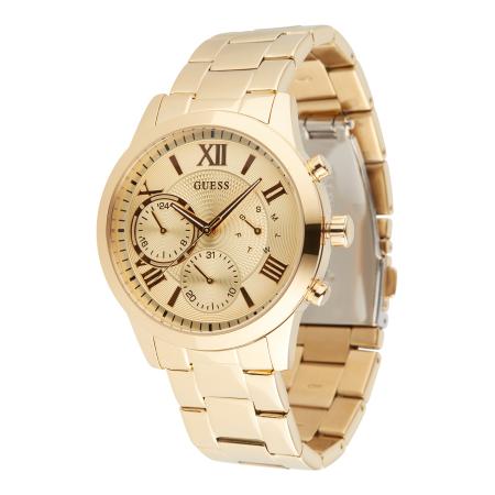 Guess GUESS Analoog horloge Solar donkerbruin / goud