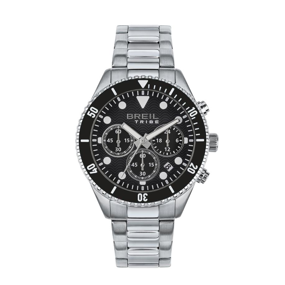 Breil Breil Analoog horloge zwart / zilver -