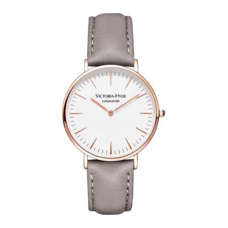 Victoria Hyde Victoria Hyde Analoog horloge donkerbeige / goud / wit