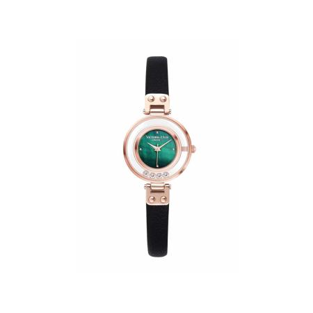 Victoria Hyde Victoria Hyde Analoog horloge Spark rose-goud / groen / zwart