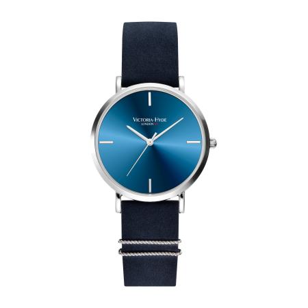 Victoria Hyde Victoria Hyde Analoog horloge nachtblauw / ultramarine blauw / zilver