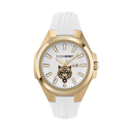 Plein Sport Plein Sport Analoog horloge TIGERMASTER goud / wit
