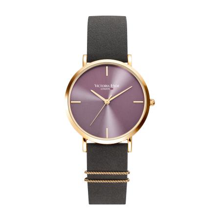 Victoria Hyde Victoria Hyde Analoog horloge The Primrose goud / antraciet / mauve