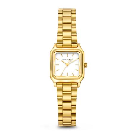 Violet Hamden Violet Hamden Analoog horloge goud / wit