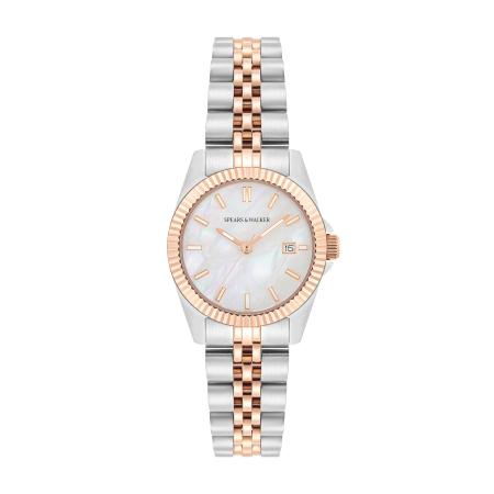 Spears & Walker Analoog horloge rose-goud / zilver