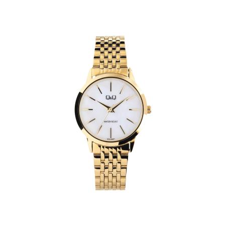 Q&Q Analoog horloge goud / wit