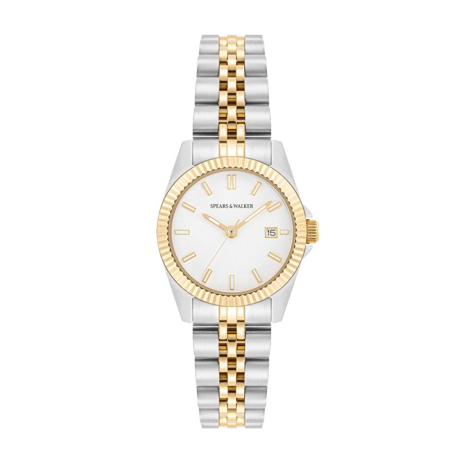 Spears & Walker Analoog horloge goud / zilver Zilver
