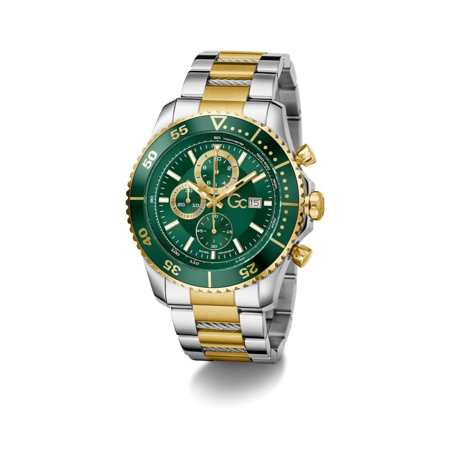 Gc Analoog horloge SpeedRacer goud / groen / zilver Zilver