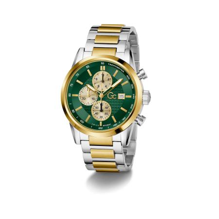 Gc Analoog horloge Gallant goud / groen / zilver