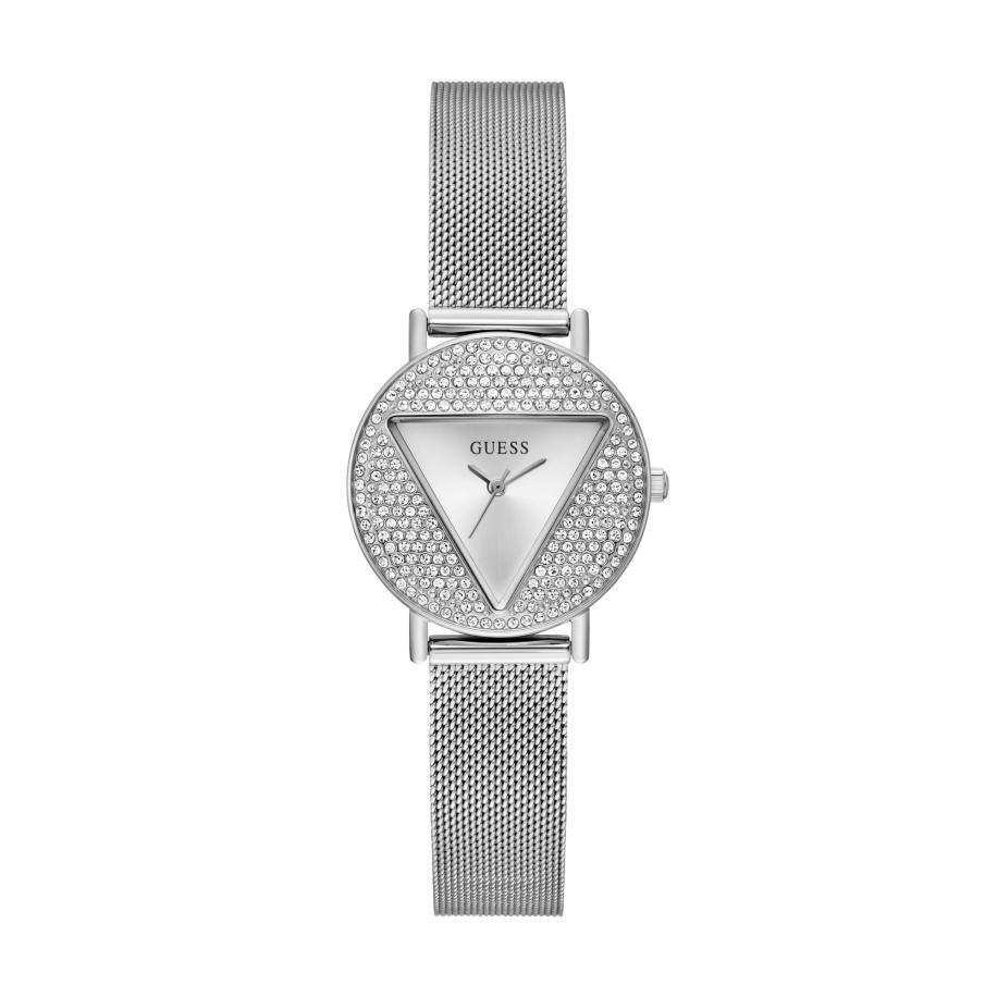 Guess GUESS Analoog horloge zilver / transparant -