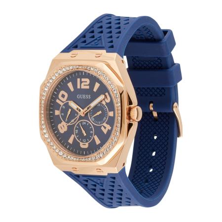 Guess GUESS Analoog horloge Zest navy / goud / transparant