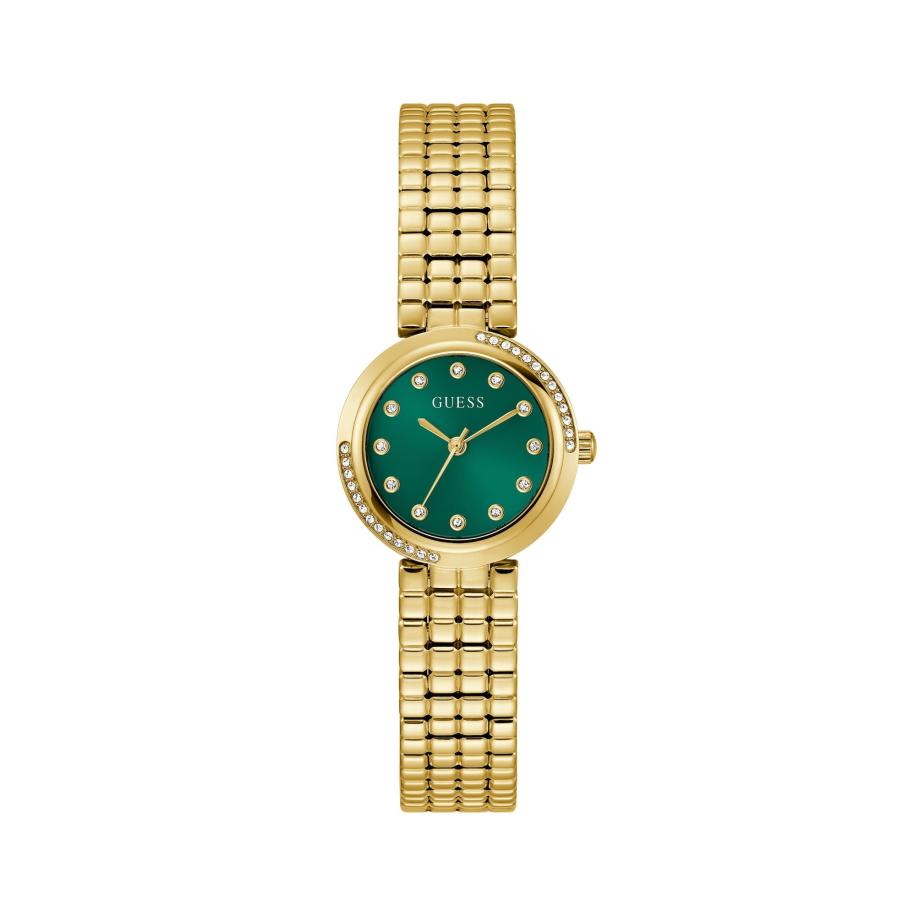 GUESS Analoog horloge CLARA goud / groen Goud