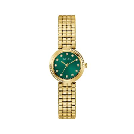GUESS Analoog horloge CLARA goud / groen