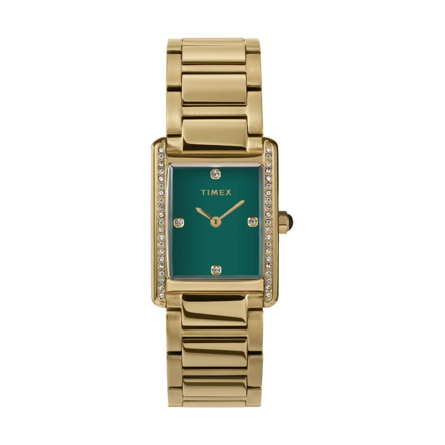 TIMEX Analoog horloge Hailey goud / groen Goud