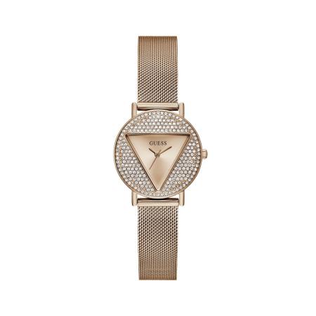 Guess GUESS Analoog horloge Mini Iconic rose-goud / transparant
