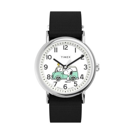 Timex TIMEX Analoog horloge Timex Weekender x Peanuts - Van zwart / zilver