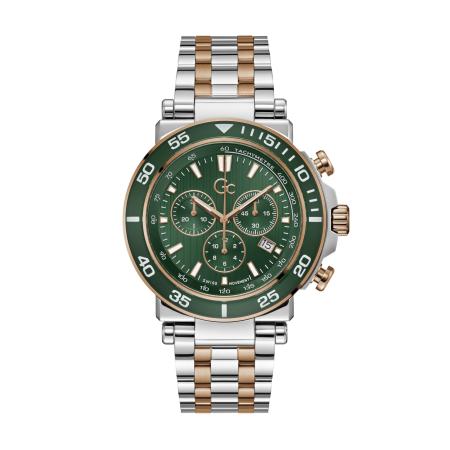 Gc Analoog horloge One Sport goud / groen / zilver