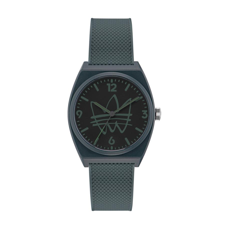 Adidas ADIDAS ORIGINALS Analoog horloge Ao Street Project Two donkergroen -