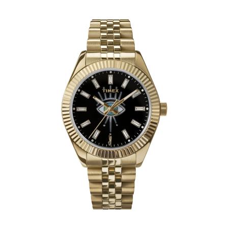TIMEX Analoog horloge Jacquie Aiche goud / zwart