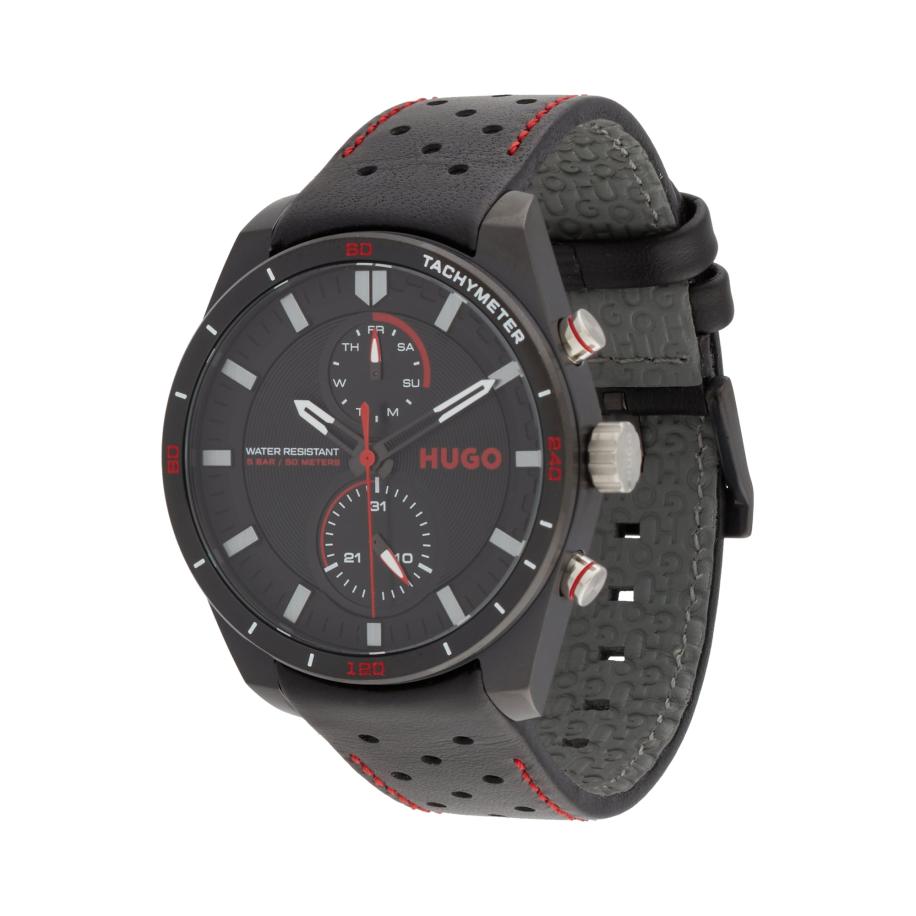 Hugo Boss HUGO Analoog horloge #FAST grijs / rood / zwart -