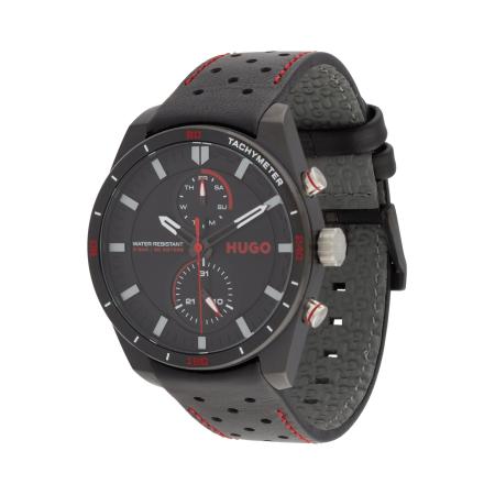 Hugo Boss HUGO Analoog horloge #FAST grijs / rood / zwart