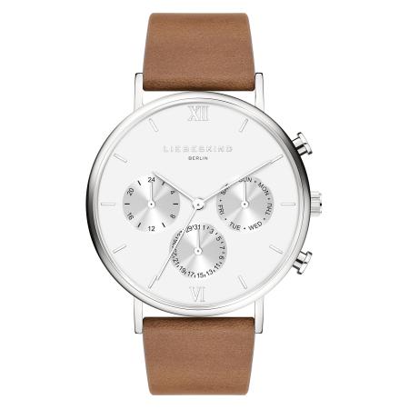 Liebeskind Berlin Analoog horloge bruin / zilver / wit