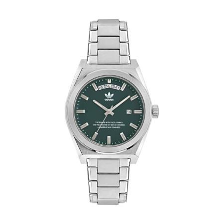 Adidas ADIDAS ORIGINALS Analoog horloge CODE FIVE groen / zilver