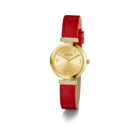 GUESS Analoog horloge ARRAY goud / rood