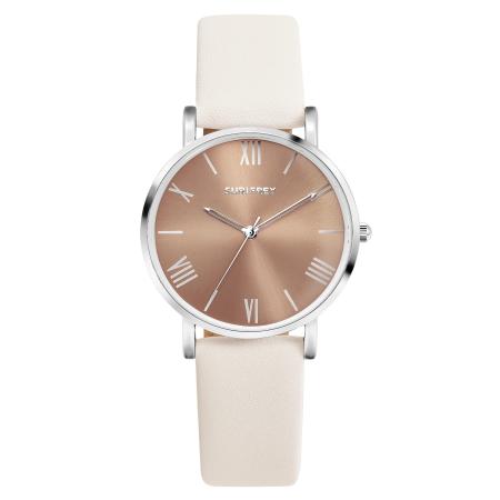 Suri Frey Analoog horloge Gracey brons / zilver / wit