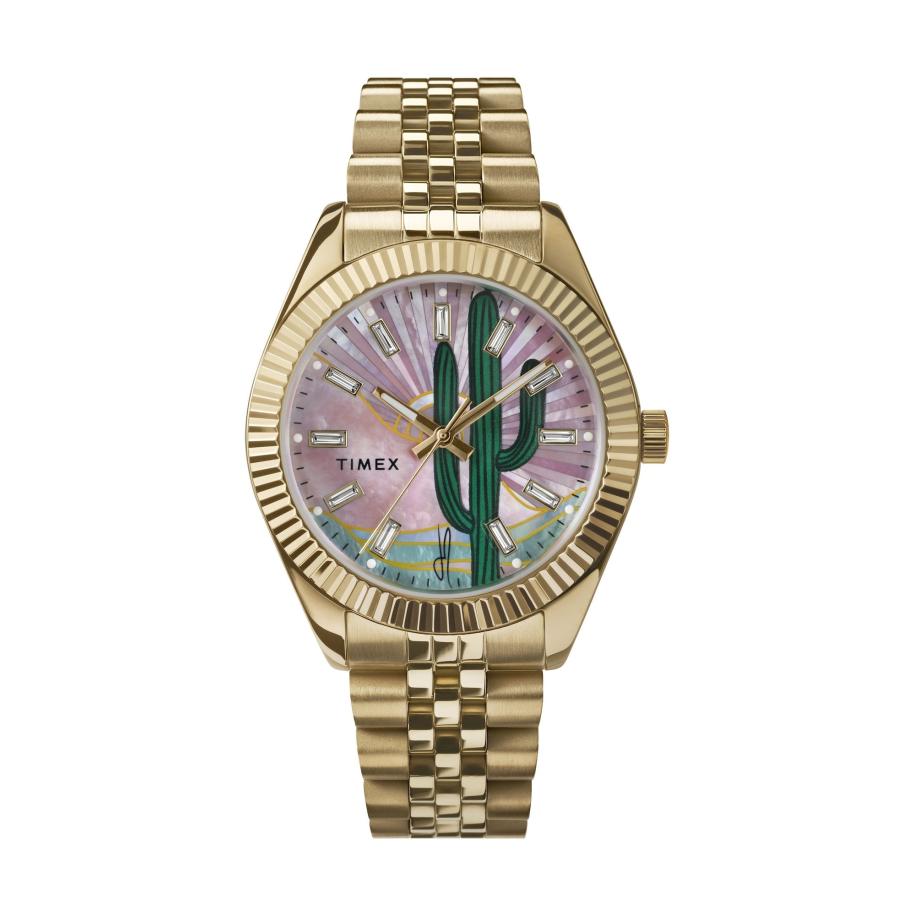 TIMEX Analoog horloge Timex x Jacquie Aiche Desert Daze goud Goud