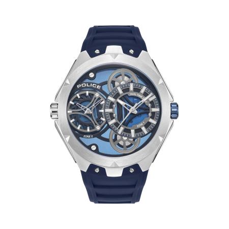 Police POLICE Analoog horloge Scepter blauw / zilver