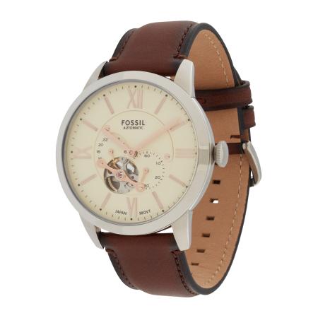 Fossil FOSSIL Analoog horloge Townsman donkerbruin / zilver