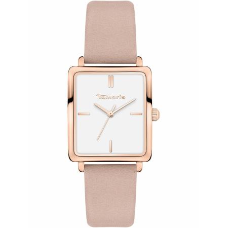 Tamaris Analoog horloge rose-goud / oudroze / wit