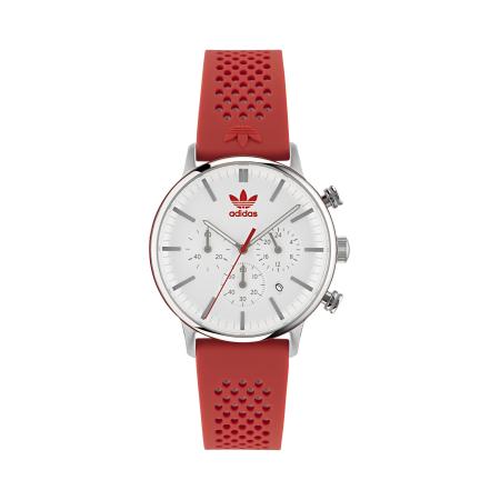 Adidas ADIDAS ORIGINALS Analoog horloge CODE ONE CHRONO rood / zilver