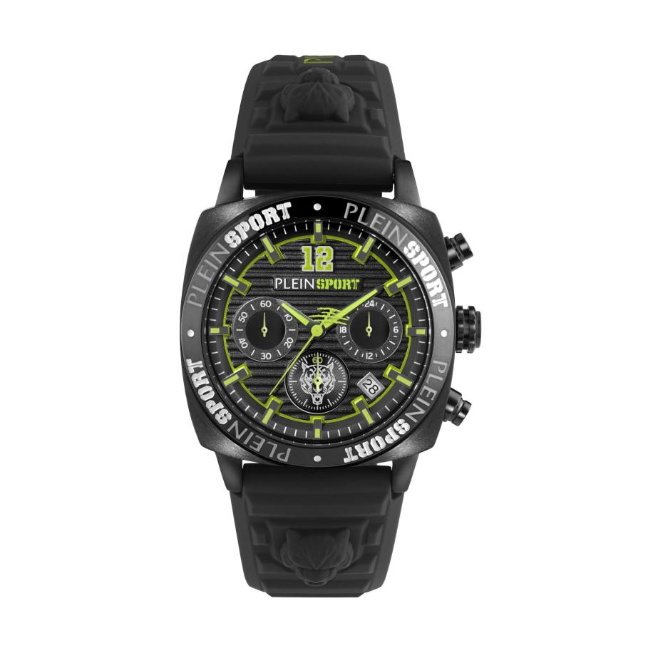Plein Sport Plein Sport Analoog horloge Wildcat lichtgroen / zwart -