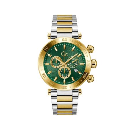 Gc Analoog horloge Select goud / groen / zilver