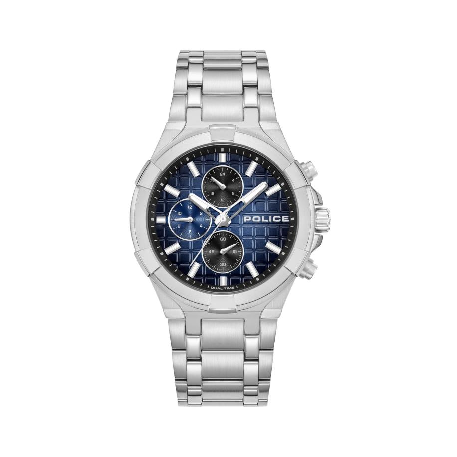 Police POLICE Analoog horloge Guardian zilver -